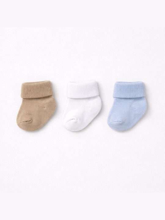 Kamtex Baby Kids' Socks Light Blue 3 Pairs
