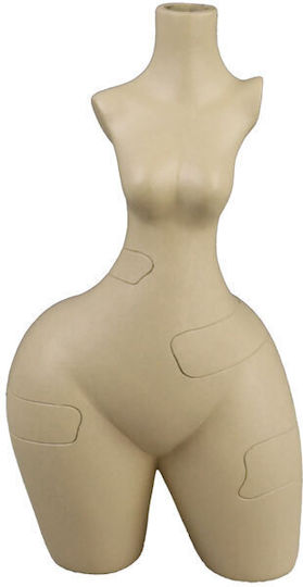 Liberta Decorative Polyresin Vase Beige