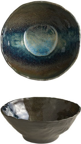 Ocean Serving Bowl Round Brown With Diameter 12cm
