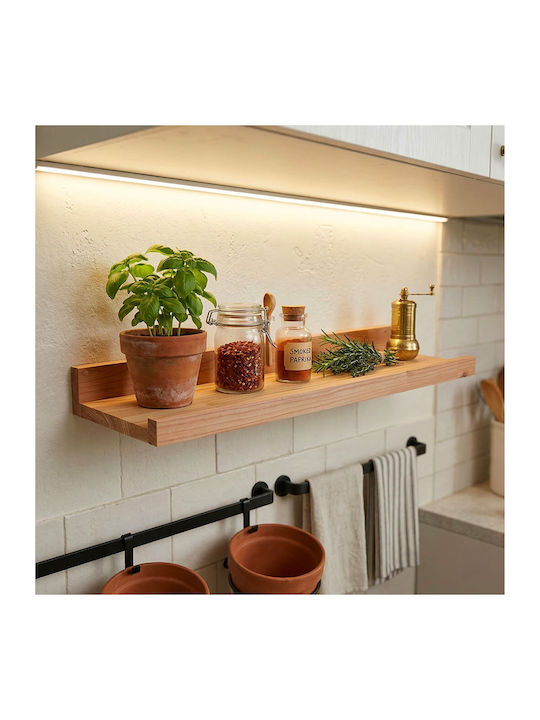 Wall Shelf Walnut Color 40x15x5cm