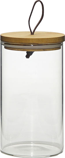 ArteLibre General Use Glass Jar with Lid Transparent 8.5x8.5cm