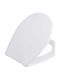 Bisk Toilet Seat Plastic White