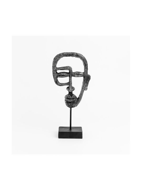 Liberta Διακοσμητική Φιγούρα Πολυρητίνης Act Black 15x7x32cm
