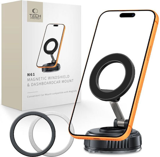 Tech-Protect N61 Car Mobile Mount with MagSafe Magnet Black