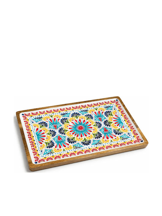 Costos Granada Piatelă De Servire Din Lemn Bej 40x25cm