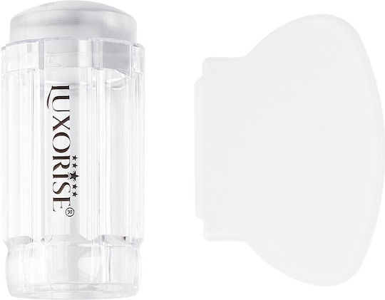 Silicone Nail Stamp Scraper Crystal Clear Luxorise