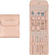 Coral Pink Manicure Set Luxorise 12 Pieces