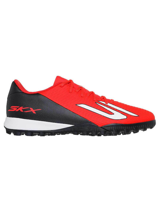 Skechers Ghete Fotbal cu Talpă cu Crampoane TF Roșii