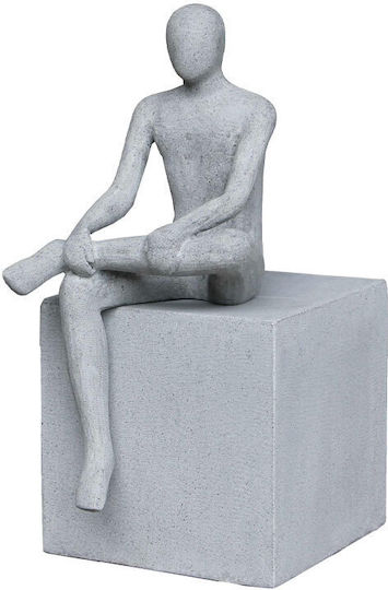 Liberta Decorative Figure Stone Relaxing Man 26x26x52cm