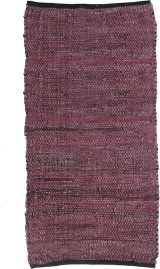 Liberta Purple Leather Living Room Rug 70x150cm Liberta Purple Leather Living Room Rug 70x150cm