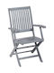 Lianos Wooden Outdoor Chair Antique Pacific 2 Pieces