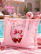 JWLS Fabric Pink Beach Bag