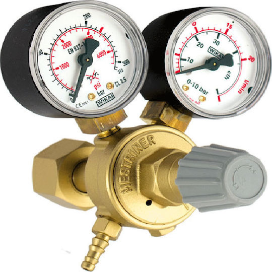 Manometru Regulatoare De Gaz Azot Cu Debit Redus Mestriner Made In Italy