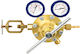 Pressure Gauge Acetylene High Flow Regulator Clamp Mestriner Made In Italy