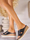 Platforme Dama Tip Slip On Negre