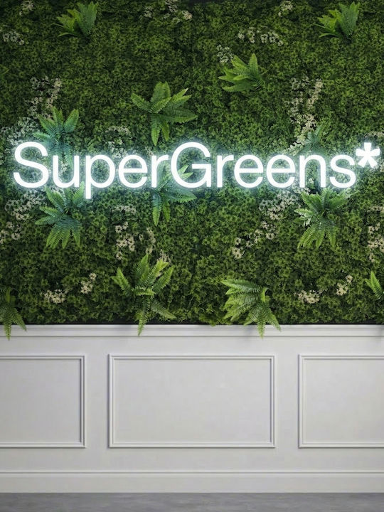 Supergreens Συνθετική Φυλλωσιά σε Καφασωτό Moss "Silva Luminis" Πράσινη 1x1m Silva Luminis