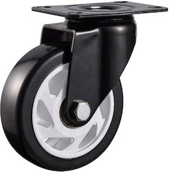 Cresman Schwarze Pvc 100mm Statische 90kg Räder