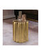 Beistelltisch Metall Gold M46xP46cm