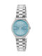 Gucci G-timeless Γυναικείο Ρολόι Μπαταρίας με Ασημί Μεταλλικό Μπρασελέ