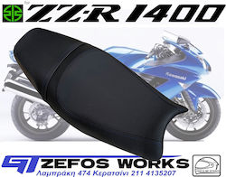 Kawasaki Zzr 1400 Αντιολισθητική Ταπετσαρία Μπλε Ραφές