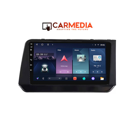 Carmedia Ηχοσύστημα Αυτοκινήτου για Nissan Note 2021 (Bluetooth/USB/WiFi/GPS/Apple-Carplay/Android-Auto) με Οθόνη Αφής 10"