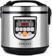 Sokany Multi-Function Cooker 700W with 6L Capacity Silver