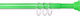 Grekon 1211 Telescopic Straight Shower Curtain Rod Aluminium Green Φ25mm 120cm