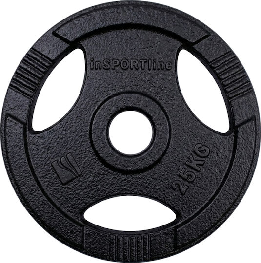 inSPORTline Olympic Type Plate 1 x 25kg Φ50mm with Handles
