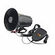 Police Siren 12v 3 Sounds Microphone 60-80w