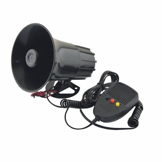 Police Siren 12v 3 Sounds Microphone 60-80w