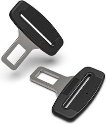 Universal Car Seat Belt Buckle Clip Extender 2pcs Black More Cars