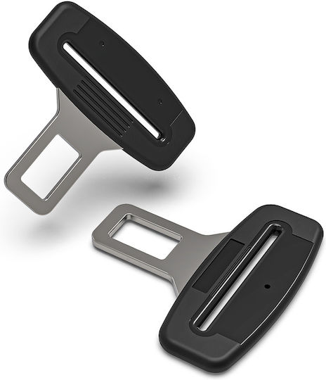 Universal Car Seat Belt Buckle Clip Extender 2pcs Μαύρο Περισσότερα Αυτοκίνητα