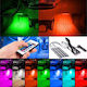 Rgb Εσωτερικός Φωτισμός Αυτοκινήτου 12v 4 Led Ταινίες