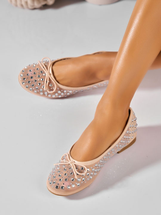 Damen Ballerinas in Rosa Farbe