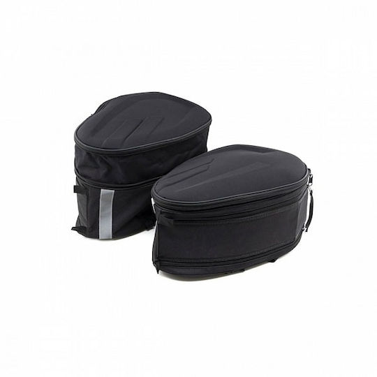 Set Saci de Șa Motocicletă 58l în Culoare Neagră