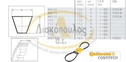 Ιμαντες Avx13 * 1550 Οδ Fo Cont Ιμαντες Avx13 * 1550 Οδ Fo Cont