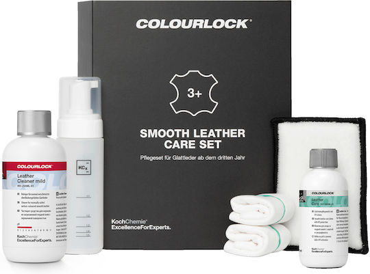 Koch-Chemie Cleaning and Protection Set for Car Leather Parts 250ml