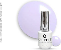 Gel.it.up 5-in-1 Superior Base 15ml Purple Sere...