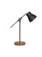 Bürobeleuchtung Tischlampe Aus Metall Schwarz MDF Hm7584.01