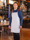 Karlowsky Сервитьорски Фартук Цяло Тяло Сив