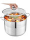 Vevor Deep Stainless Steel Steam Pot 15.1lt / 12.6cm