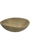 Liberta Kesu Decorative Bowl Polyresin Beige 25x19cm