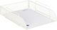 Държач За Документи Relaxdays Бял 8.5x34x25 См Метален Стакаем