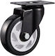 Ρόδα Cresman Black Pvc 100mm Περιστρεφόμενη 90k...