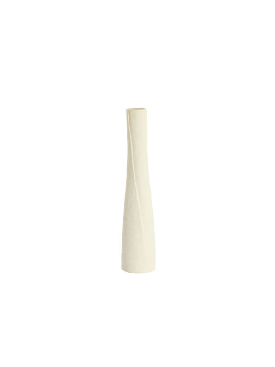 Light & Living Decorative White Ceramic Vase H55.5cm
