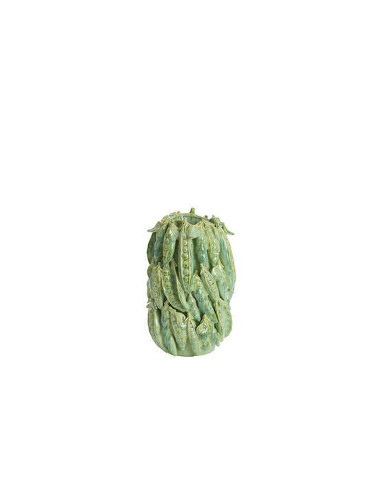 Light & Living Decorative Green Ceramic Vase 21x21xH31cm