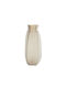 Light & Living Decorative Glass Vase Veliko Brown 24.5x22.5xH50.5cm