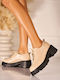 Damen Oxfords in Beigem Farb