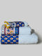 White Fabric Loretta 30x50εκ. Λευκό Βάρους 600gr/m²