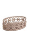Espiel Set Decorative Wicker Baskets Beige 22.5x16x7cm 2 Pieces